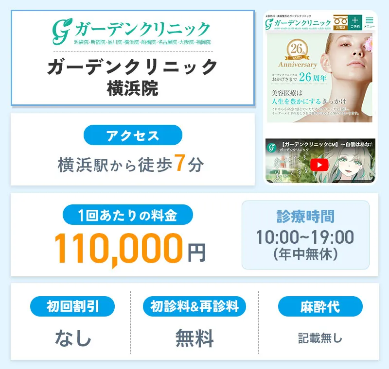 ガーデンクリニック横浜院